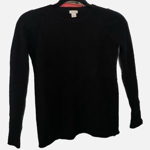 J. Crew Women’s 100% Cashmere Sweater - Black